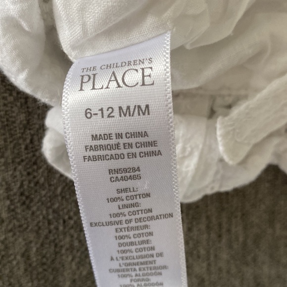 Baby Bonnet With Velcro strap - Picture 3 of 3